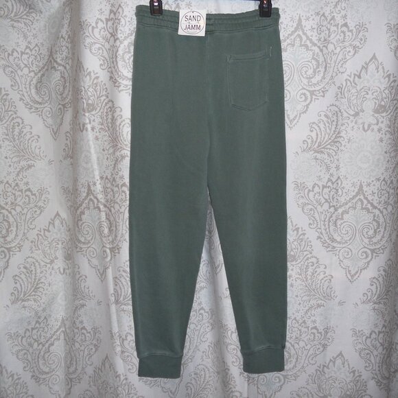 NWT Sand Jamm XS Green Unisex Sweatpants Drawstring Waist Pockets - Picture 3 of 8